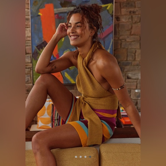 Free People Orchid Convertible Open Back Sweater Tank - Picture 6 of 8